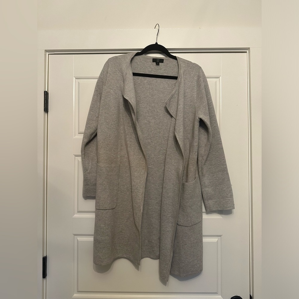 J Crew 'Juliette' Collarless Sweater Blazer Meghan Markle